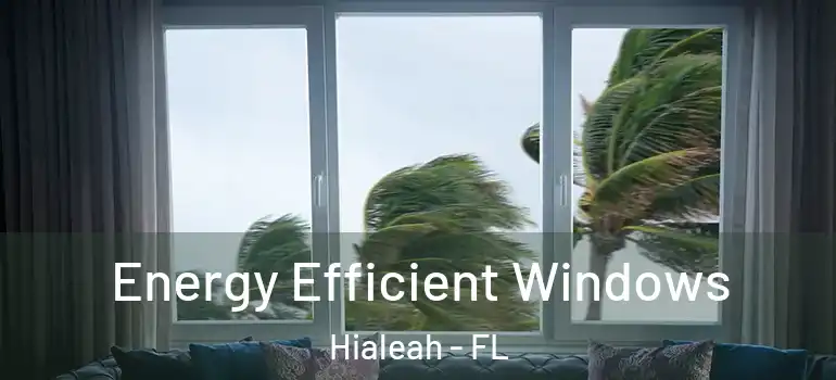  Energy Efficient Windows Hialeah - FL
