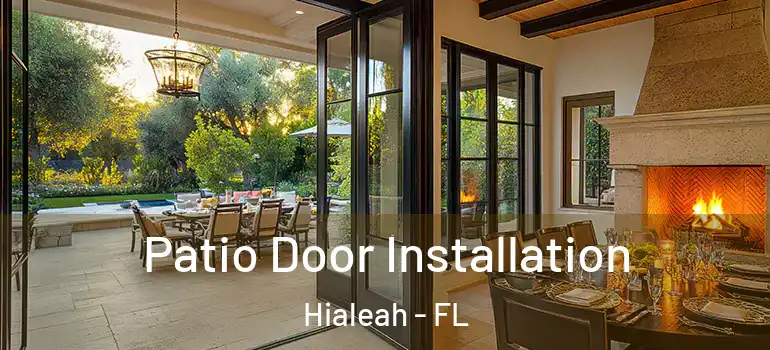  Patio Door Installation Hialeah - FL