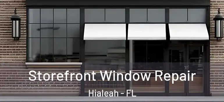  Storefront Window Repair Hialeah - FL