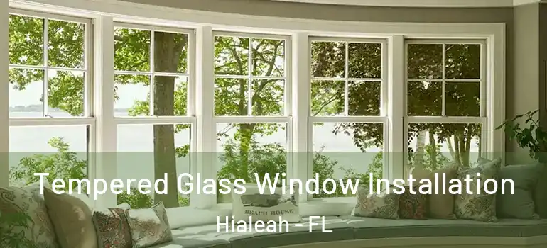  Tempered Glass Window Installation Hialeah - FL