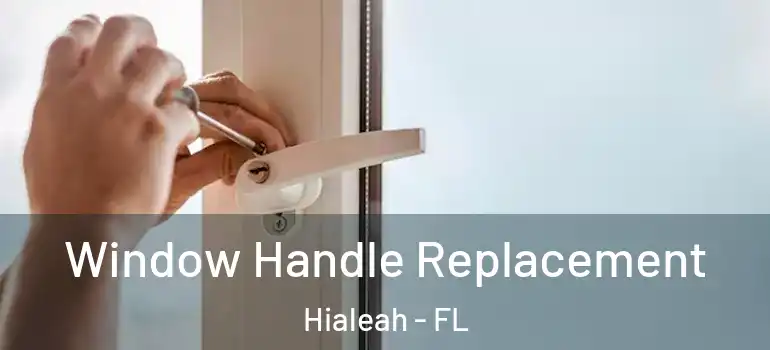  Window Handle Replacement Hialeah - FL