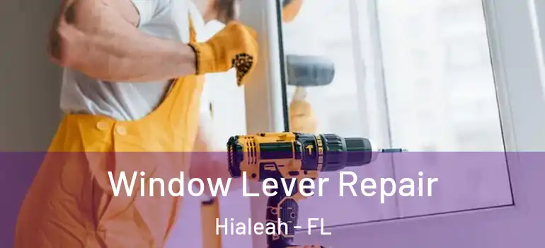  Window Lever Repair Hialeah - FL